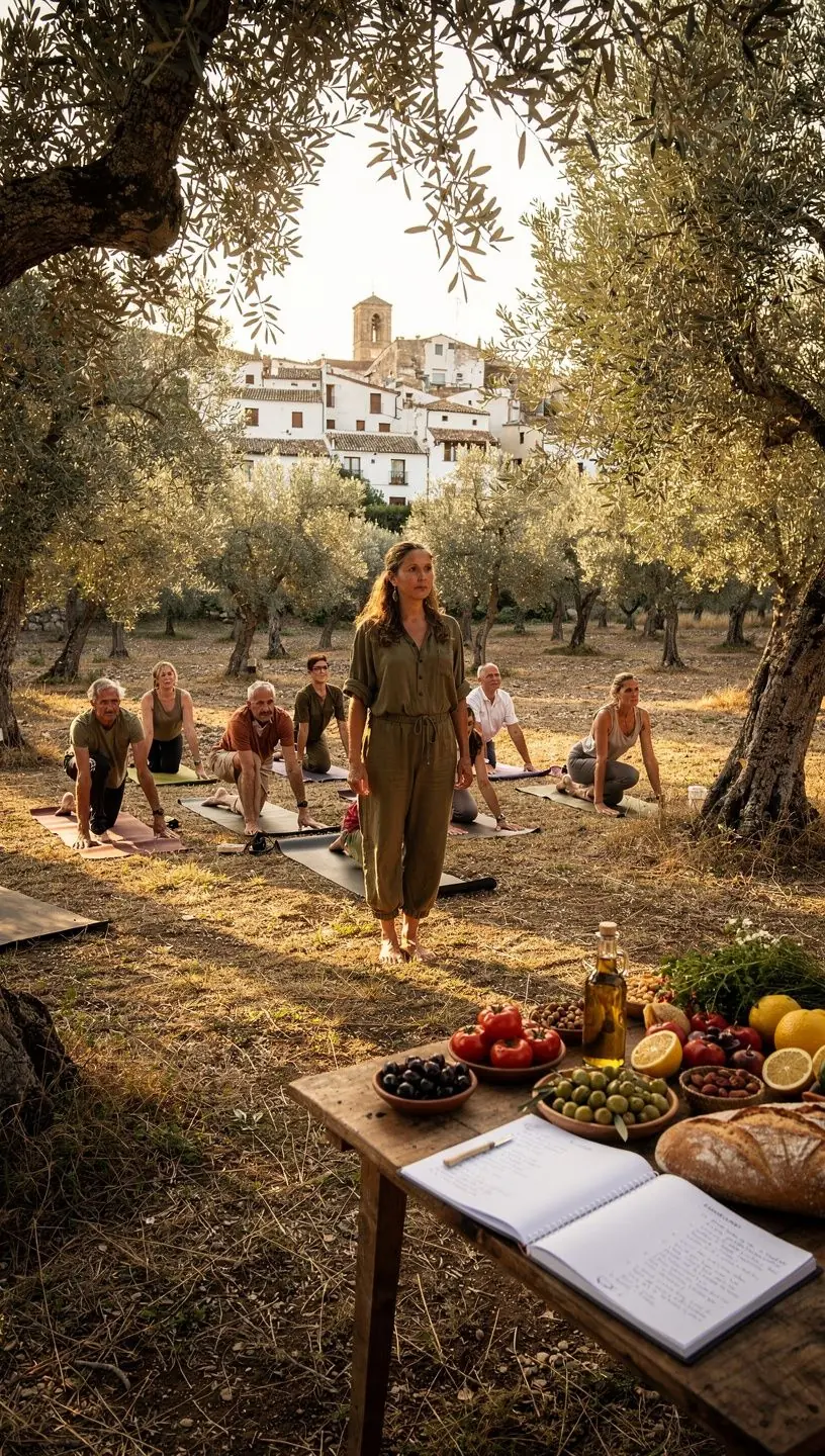 Un plato colorido de alimentos saludables, incluyendo frutas y verduras frescas, presentado artísticamente.