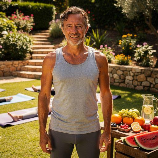 Un plato de comida saludable preparado con ingredientes frescos y orgánicos.
